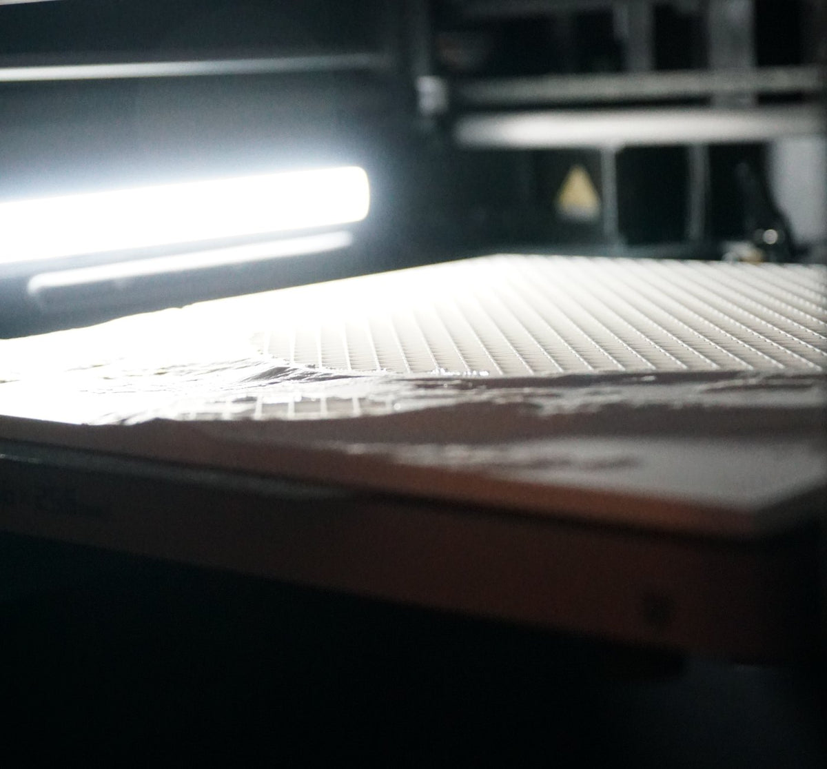 En relief som printas lager för lager