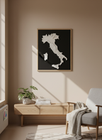 Italy Map Lifestyle Photo