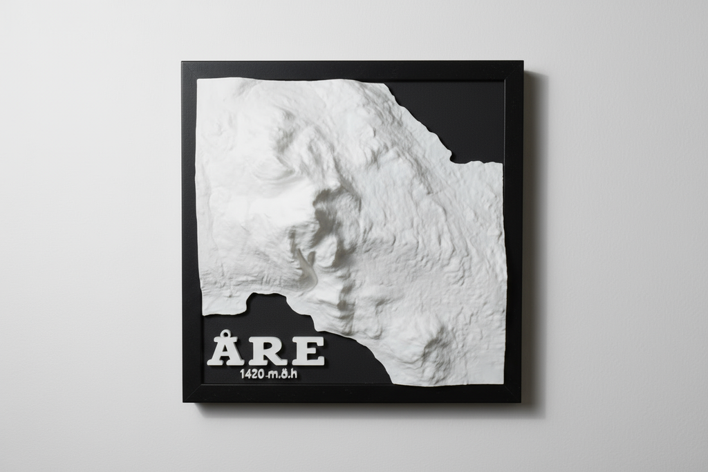 ÅRE Mountain Frame with Black Frame